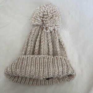 Raffaello betini beige pom Pom beanie